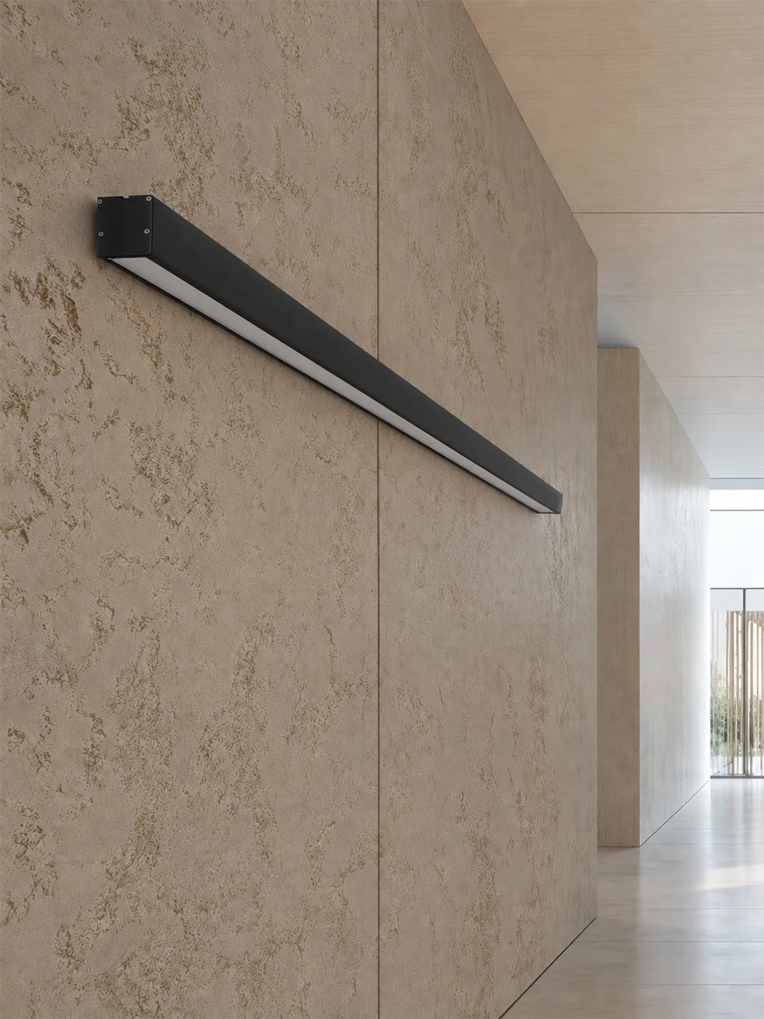 kelvo® ORION KLV-101-0362-V3 Φωτιστικό Τοίχου / Απλίκα LED 72W 7200lm 120° AC 220-240V IP20 Ρυθμιζόμενο Λευκό CCT με Χειριστήριο από 2700K έως 6000K Dimmable - Lumileds SMD Chip - Μαύρο Ματ - Μ120 x Π5.5 x Υ7cm - 3 Χρόνια Εγγύηση - Image 2