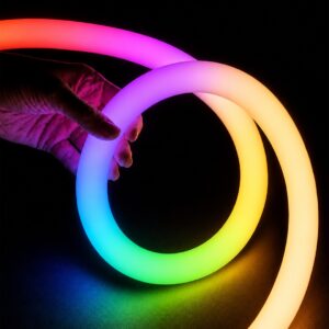 kelvo® AURAFLEX KLV-101-0511 Ταινία Neon Flex LED 14W/m 840lm/m 360° DC 24V Αδιάβροχο IP65 120 x SMD5054 Chip/m Πολύχρωμο RGB+WW Dimmable - Sanan SMD Chip - Μ1000 x Π3.3 x Υ3.3cm - Ρολό 10 Μέτρων - 6 Χρόνια Εγγύηση
