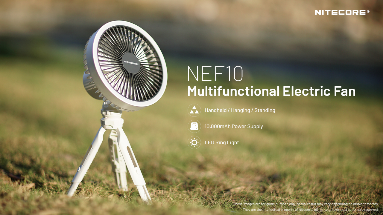 ΑΝΕΜΙΣΤΗΡΑΣ ΠΟΛΥΧΡΗΣΤΙΚΟΣ NITECORE NEF10 Grey - Image 2