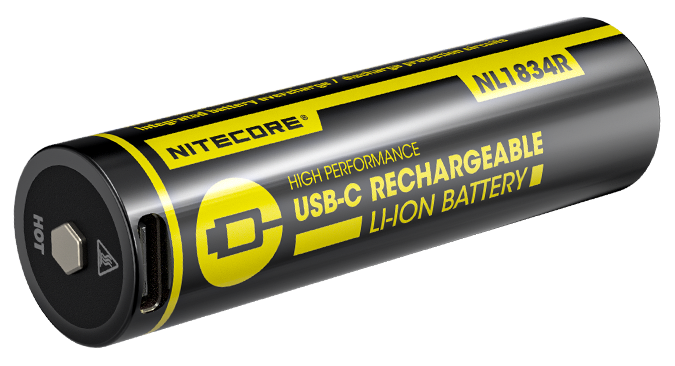 ΜΠΑΤΑΡΙΑ NITECORE 18650 / 3400mAh / USB-C (τιμή τεμαχίου)
