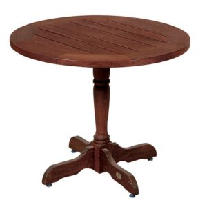 Στρογγυλό Ξύλινο Τραπέζι 90 x 75(h)cm ,Kwilla (#REGENT)