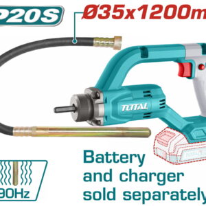 TOTAL ΔΟΝΗΤΗΣ ΜΠΑΤ. Li-ion 20V / Φ-35 Χ 1200mm ΧΩΡΙΣ ΜΠΑΤΑΡΙΑ & ΦΟΡΤΙΣΤΗ (TCVLI202502)