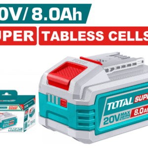 TOTAL ΕΠΑΓΓ. ΜΠΑΤΑΡΙΑ Li-ion 20V / 8Ah SUPER TABLESS CELLS (TFBLI2158)