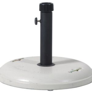 Λευκή Τσιμεντένια Βάση Ομπρέλας 22Kgr , ⌀ 48cm (#TH22W)