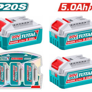 TOTAL ΕΠΑΓΓ. ΣΕΤ 3τεμ ΜΠΑΤ. TFBLI2053 Li-ion 20V / 5Ah (TOSLI251198E)