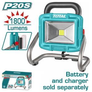 TOTAL ΕΠΑΓΓ. ΠΡΟΒΟΛΕΑΣ LED ΜΠΑΤ. Li-ion 20V / 1800 Lumnens ΧΩΡΙΣ ΜΠΑΤΑΡΙΑ & ΦΟΡΤΙΣΤΗ (TWLI2025)