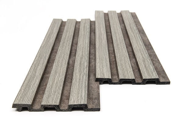 PS PANEL ΜΕ 3D ΠΗΧΑΚΙΑ 02/116 PIANO 12/122/2900mm GREY OAK/RUST NewPlan