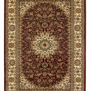 ΧΑΛΙ PERSIA 1019 BURGUNDY ΜΕ ΚΡΟΣΣΙ - SET067(2x140,1x200) NewPlan