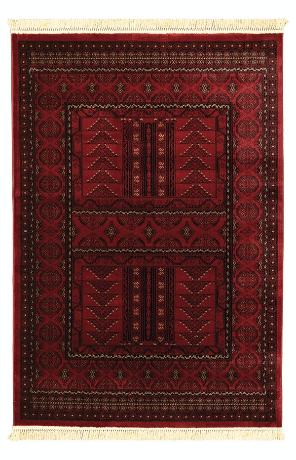 ΧΑΛΙ PERSIA 2288 BURGUNDY ΜΕ ΚΡΟΣΣΙ - 080X150 NewPlan