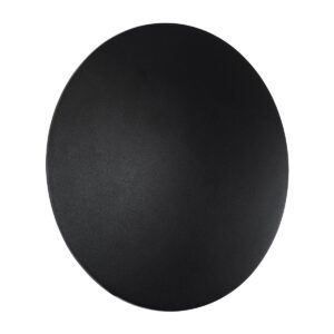 GLOBOSTAR® HELIO-R 60661 Μοντέρνο Φωτιστικό Τοίχου - Απλίκα LED 12W 1200lm 120° AC 220-240V Αδιάβροχο IP65 Θερμό Λευκό 2700K - Lumileds SMD Chip & TÜV SÜD Driver - Μαύρο Ματ - Μ26 x Π26 x Υ5cm - 5 Χρόνια Εγγύηση