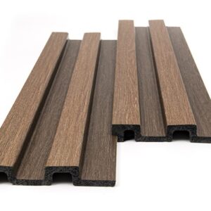 PS PANEL ΜΕ 3D ΠΗΧΑΚΙΑ 14 RESIDENCE 21/122 mm GOLDEN/BROWN OAK NewPlan