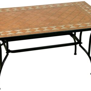 Παραλ/μο Μεταλλικό Τραπέζι Mosaic 120 x 80 x 75(h)cm (#TC009-010)