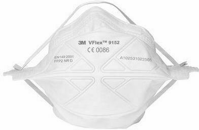 3M™ VFlex 9152 Μάσκα Προστασίας FFP2 σε Λευκό χρώμα (1τμχ)