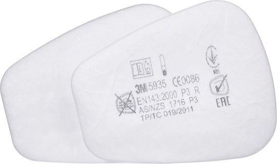3M™ 5935 Προφίλτρο Σωματιδίων P3R (Ζεύγος)