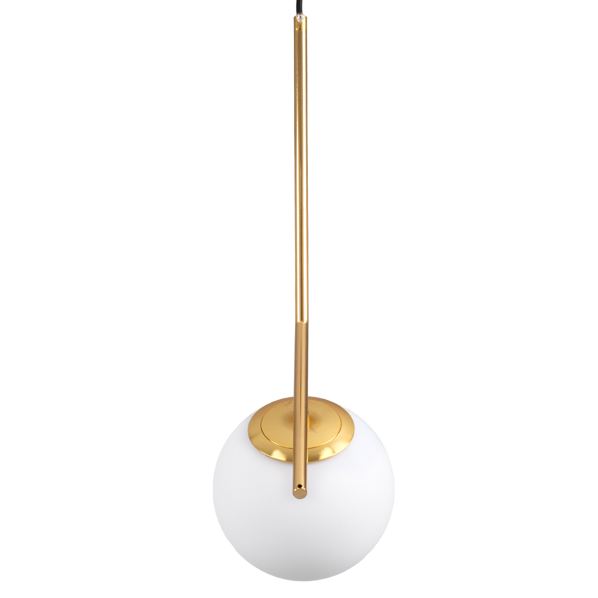 GLOBOSTAR® MONROE 00958 Μοντέρνο Κρεμαστό Φωτιστικό Οροφής με Ντουί 1 x E27 AC 220-240V IP20 - Χρυσό & Λευκό - Μ15 x Π15 x Υ49cm - Image 7