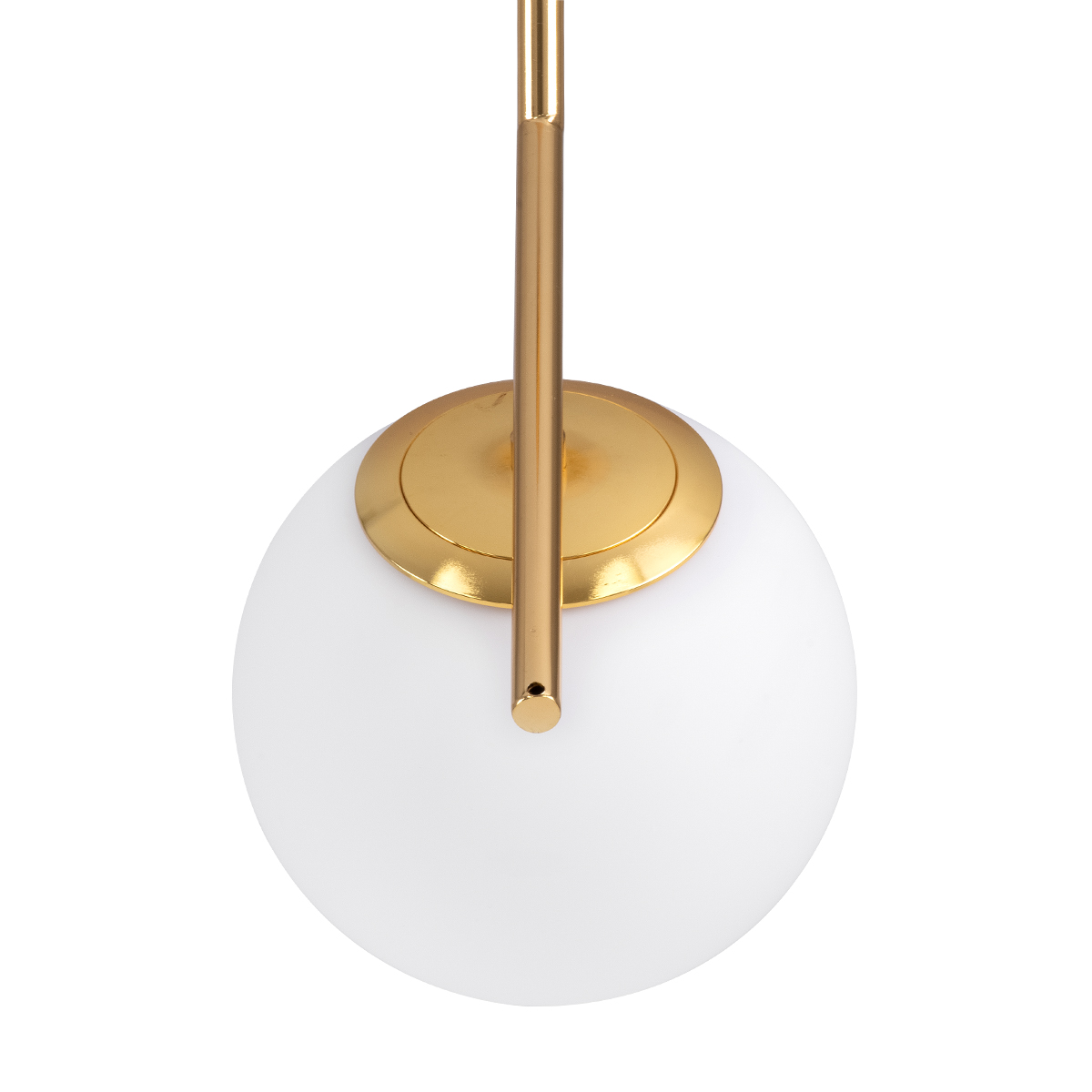 GLOBOSTAR® MONROE 00958 Μοντέρνο Κρεμαστό Φωτιστικό Οροφής με Ντουί 1 x E27 AC 220-240V IP20 - Χρυσό & Λευκό - Μ15 x Π15 x Υ49cm - Image 8