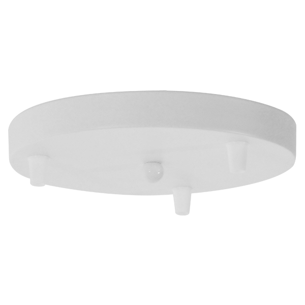 GLOBOSTAR® JASPER 01376 Μοντέρνό Κρεμαστό Φωτιστικό Οροφής με Ντουί 3 x E27 AC 220-240V IP20 - Λευκό - Μ75 x Π75 x Υ22cm - Σετ 3 Τεμαχίων - Image 5
