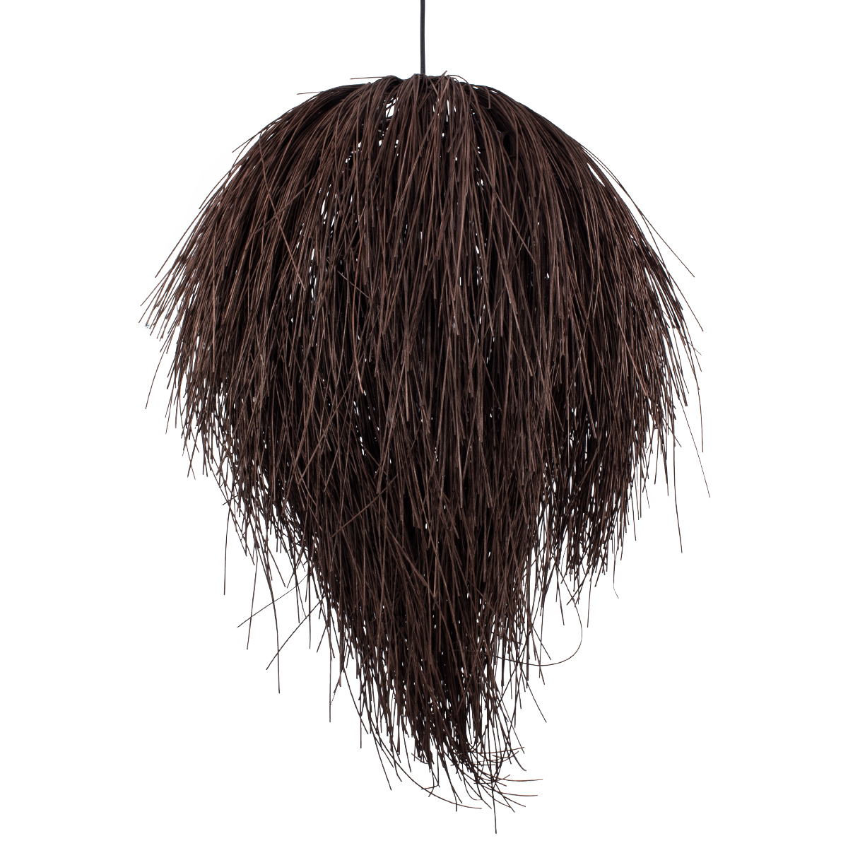 GLOBOSTAR® ARCHIPELAGO 01750 Boho Κρεμαστό Φωτιστικό Οροφής με Ντουί 1 x E27 AC 220-240V IP20 - Καφέ - Μ40 x Π40 x Υ63cm - Image 5