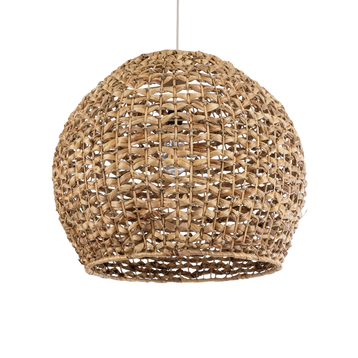 GLOBOSTAR® MANGATA 01851 Boho Κρεμαστό Φωτιστικό Οροφής με Ντουί 1 x E27 AC 220-240V IP20 - Καφέ - Μ60 x Π60 x Υ50cm - Image 2