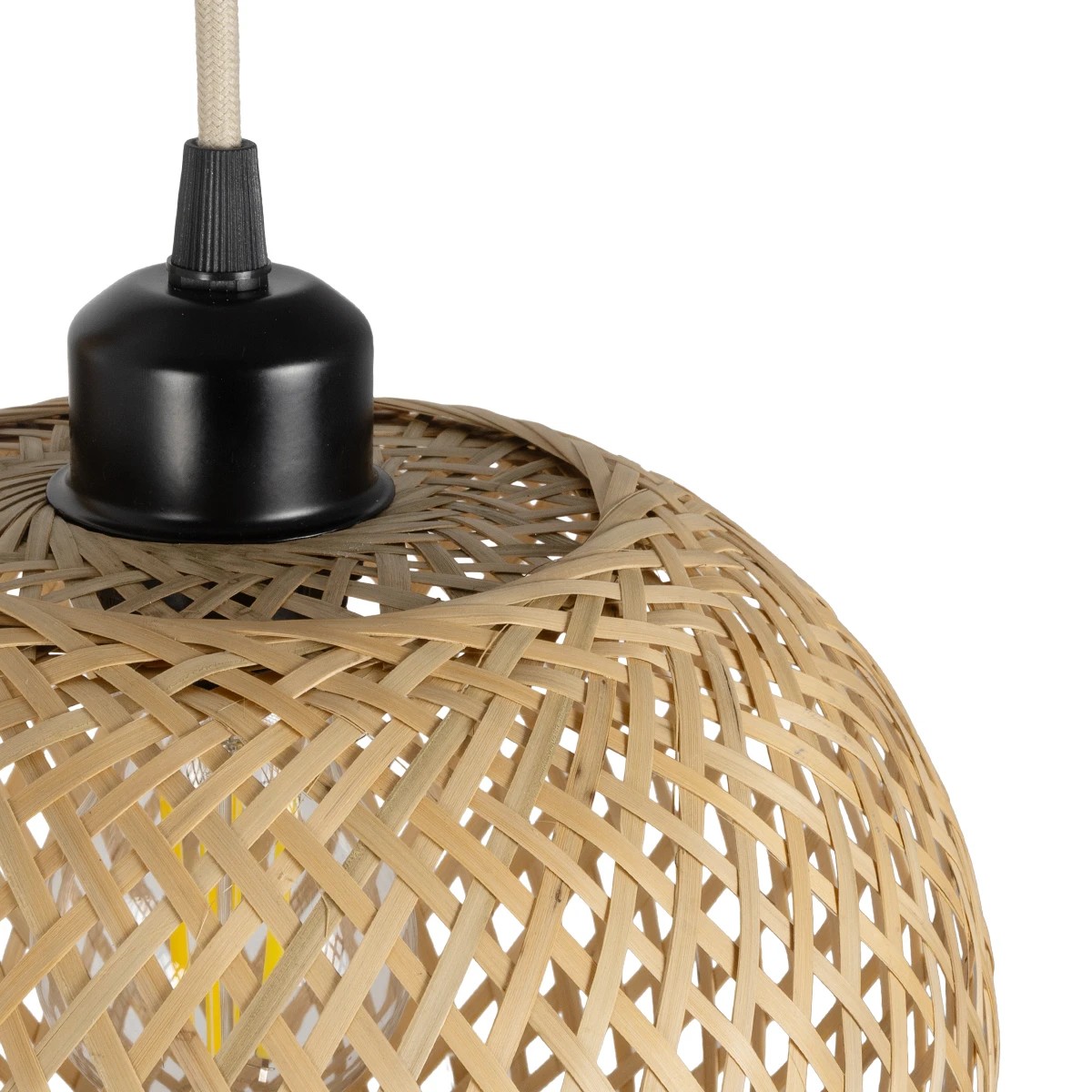 GLOBOSTAR® SELVA 01963 Boho Φωτιστικό Τοίχου - Απλίκα με Ντουί 1 x E27 AC 220-240V IP20 - Μπεζ - Μ23 x Π23 x Υ37cm - Image 6