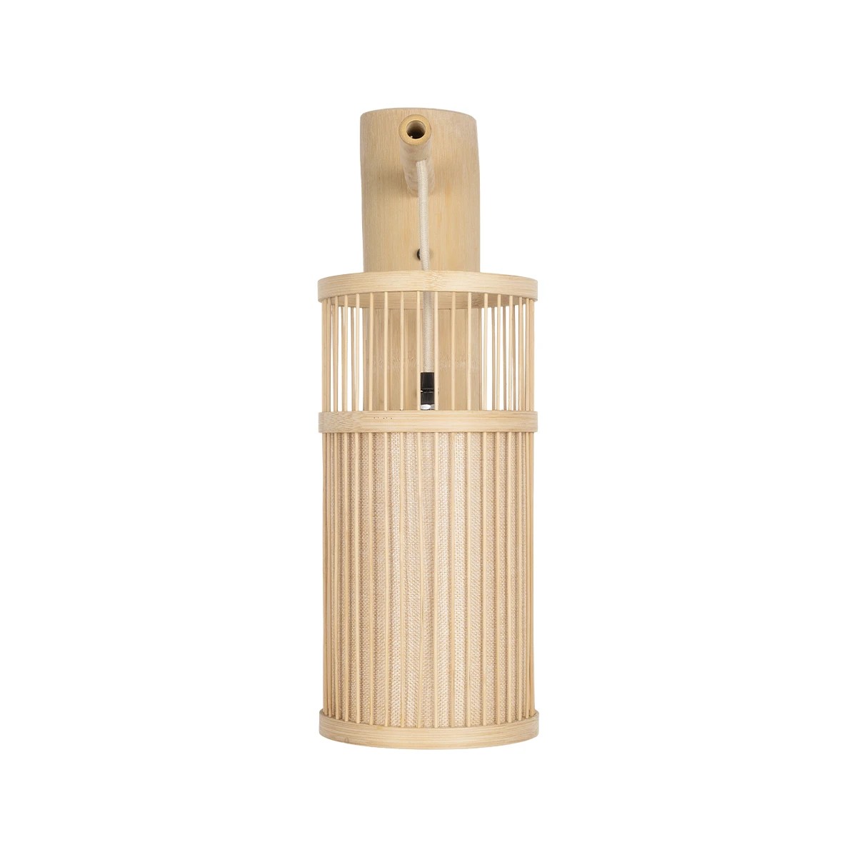 GLOBOSTAR® TULUM 01972 Boho Φωτιστικό Τοίχου - Απλίκα με Ντουί 1 x E27 AC 220-240V IP20 - Μπεζ - Μ42 x Π30 x Υ50cm - Image 3