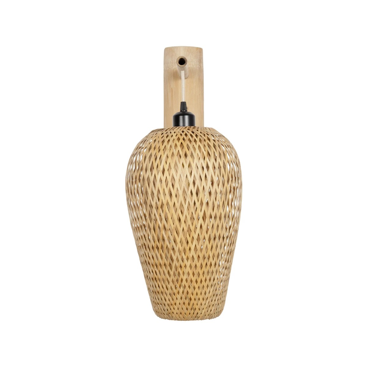 GLOBOSTAR® SELVA 01977 Boho Φωτιστικό Τοίχου - Απλίκα με Ντουί 1 x E27 AC 220-240V IP20 - Μπεζ - Μ24 x Π32 x Υ56cm - Image 3