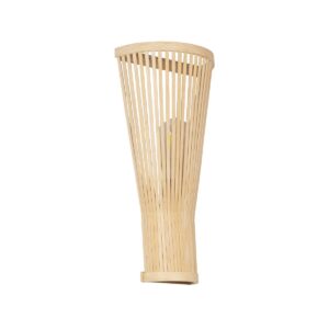 GLOBOSTAR® CHORD 01975 Boho Φωτιστικό Τοίχου - Απλίκα με Ντουί 1 x E27 AC 220-240V IP20 - Μπεζ - Μ20 x Π10 x Υ38.5cm