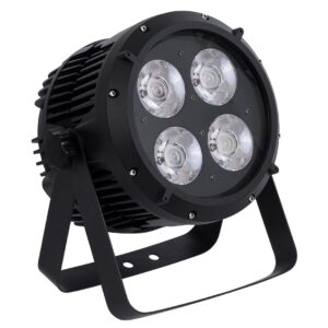 GloboStar® 51119 TYPHON Επαγγελματική Κεφαλή PAR DMX512 200W AC 220V-240V - SPOT - 15° OSRAM LED Αδιάβροχη IP65 - CCT Θερμό Λευκό 2700K - Φυσικό Λευκό 4500K - Ψυχρό Λευκό 6000K - Μαύρο - L23.2 x W22 x H33cm