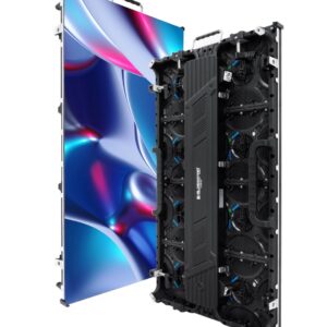 GLOBOSTAR® NEOWALL 41001 Οθόνη Video Wall P3.91 Καμπίνα 50x100cm LED 360W 3840Hz 32768 Dots ≥1900cd/㎡ Nits AC 220-240V Εσωτερικού Χώρου IP31 Full Color S1/16 14Bits - Κάρτα NovaStar MRV208-1 - Προστατευτικά Γωνιών - Kinglight SMD2121 & CZCL Driver - Μ50 x Π8.5 x Υ100cm - 2 Χρόνια Εγγύηση
