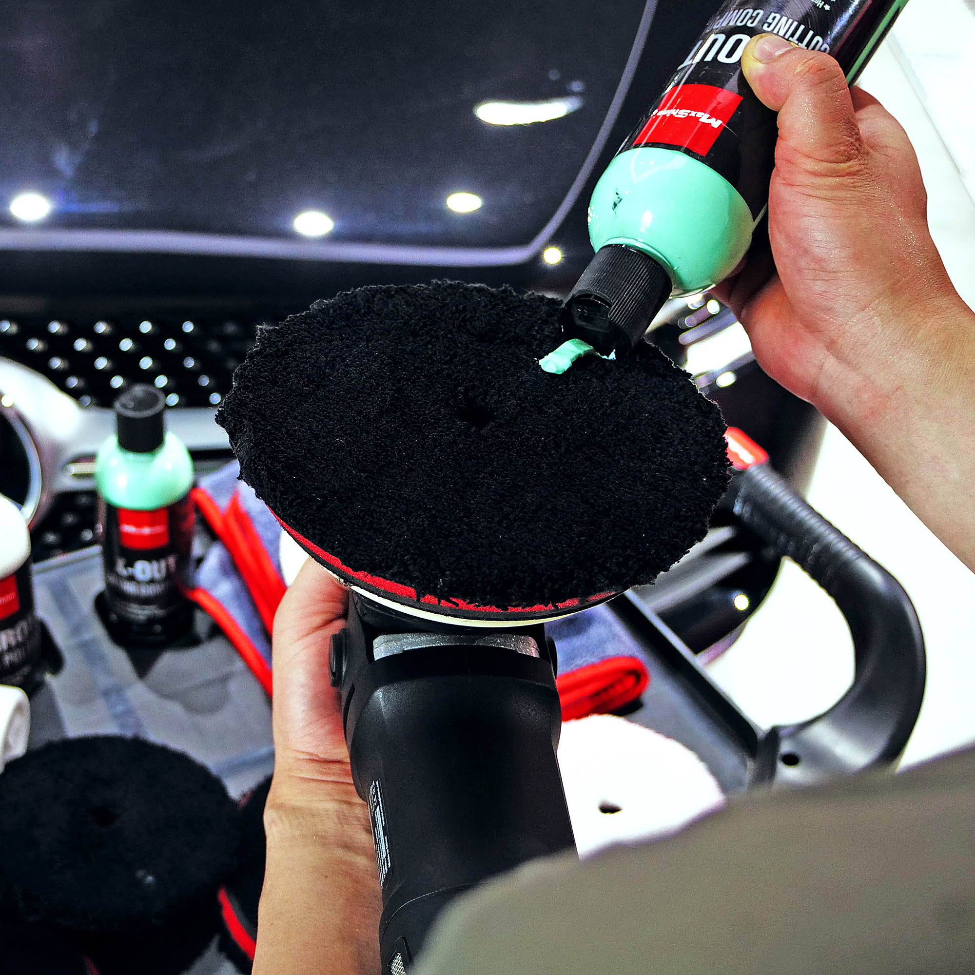 One step microfiber pad 5'' 2050125WL MAXSHINE - Image 5