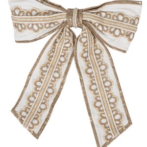 Χρυσός Χριστουγεννιάτικος Φιόγκος 45cm (#23781)