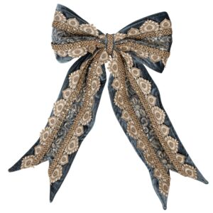 Μπλέ Χριστουγεννιάτικος Φιόγκος 45cm (#23785)