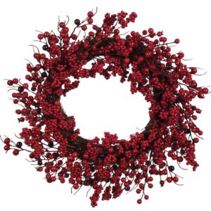 Χριστουγεννιάτικο Στεφάνι Γκί 55cm (#26237)