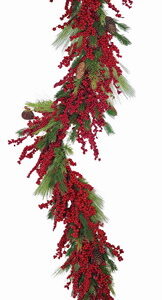 Χριστουγεννιάτικη Γιρλάντα Με Γκί 182cm (#27702)