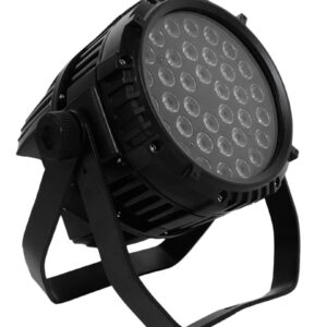 GLOBOSTAR® PAR 51129 Stage Κεφαλή Par LED 216W 15° AC 220-240V Αδιάβροχο IP65 36 x 6W CREE Chip Πολύχρωμο RGB Dimmable DMX512 Protocol 7 Channels - Μ29 x Π29 x Υ35cm - 2 Χρόνια Εγγύηση