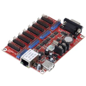 GloboStar® TF-C6NUR 90386 LED Receiving Card 8 x HUB75 - Κάρτα Καναλιών για Ψηφιακές Οθόνες LED Video Wall Single Color W2048 x H64 & W1024 x H128 - Double Color W1024 x H64 - W512 x H128 - Gigabit Network Linkable - DC 3.5~6V - IP20 Μ11.7 x Π7.8 x Υ1.6cm