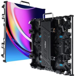 GLOBOSTAR® LUMOWALL 41002 Κυρτή Οθόνη Video Wall P3.91 Καμπίνα 50x50cm LED 180W 3840Hz 16384 Dots ≥5600cd/㎡ Nits AC 220-240V Εξωτερικού Χώρου IP65 Full Color S1/16 14Bits - Κάρτα NovaStar A8S-N+HUB - Curved -10/+15 Angle - Προστατευτικά Γωνιών - Nationstar SMD1921 & CZCL Driver - Μ50 x Π8.5 x Υ50cm - 2 Χρόνια Εγγύηση