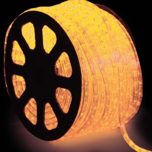 100 Μέτρα Led Φωτοσωλήνας Με Κίτρινο Φωτισμό ,Ø12mm-2w,IP44 (#50396)
