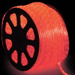 100 Μέτρα Led Φωτοσωλήνας Με Κόκκινο Φωτισμό ,Ø12mm-2w,IP44 (#50397)