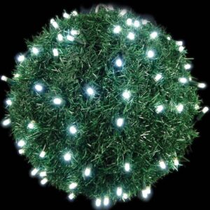 Led Φωτιζόμενη Χριστουγεννιάτικη 3D Μπάλα Με Pvc Γιρλάντα Και Rubber Led Ip44 ,30cm (#52189)