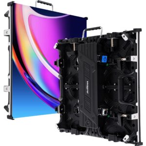 GLOBOSTAR® NEOWALL 41000 Οθόνη Video Wall P3.91 Καμπίνα 50x50cm LED 180W 3840Hz 16384 Dots ≥1900cd/㎡ Nits AC 220-240V Εσωτερικού Χώρου IP31 Full Color S1/16 14Bits - Κάρτα NovaStar MRV208-1 - Προστατευτικά Γωνιών - Kinglight SMD2121 & CZCL Driver - Μ50 x Π8.5 x Υ50cm - 2 Χρόνια Εγγύηση