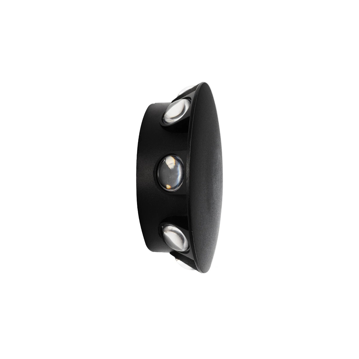 GLOBOSTAR® SOL 60796 Μοντέρνο Φωτιστικό Τοίχου - Απλίκα LED 16W 1600lm 30° AC 220-240V Αδιάβροχο IP65 Θερμό Λευκό 2700K - CREE XPE Chip & TÜV SÜD Driver - Μαύρο Ματ - Μ16 x Π5.5 x Υ16cm - 5 Χρόνια Εγγύηση - Image 4