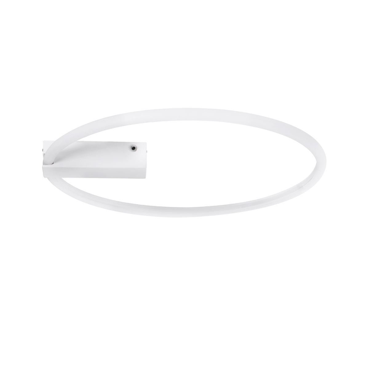 GLOBOSTAR® CINDERELLA 60981 Μοντέρνο Φωτιστικό Οροφής LED 30W 3360lm 360° AC 220-240V IP20 Ρυθμιζόμενο Λευκό CCT με Χειριστήριο από 2700K έως 6000K Dimmable - Lumileds SMD Chip - Λευκό Ματ - Μ50 x Π50 x Υ5cm - 3 Χρόνια Εγγύηση - Image 3