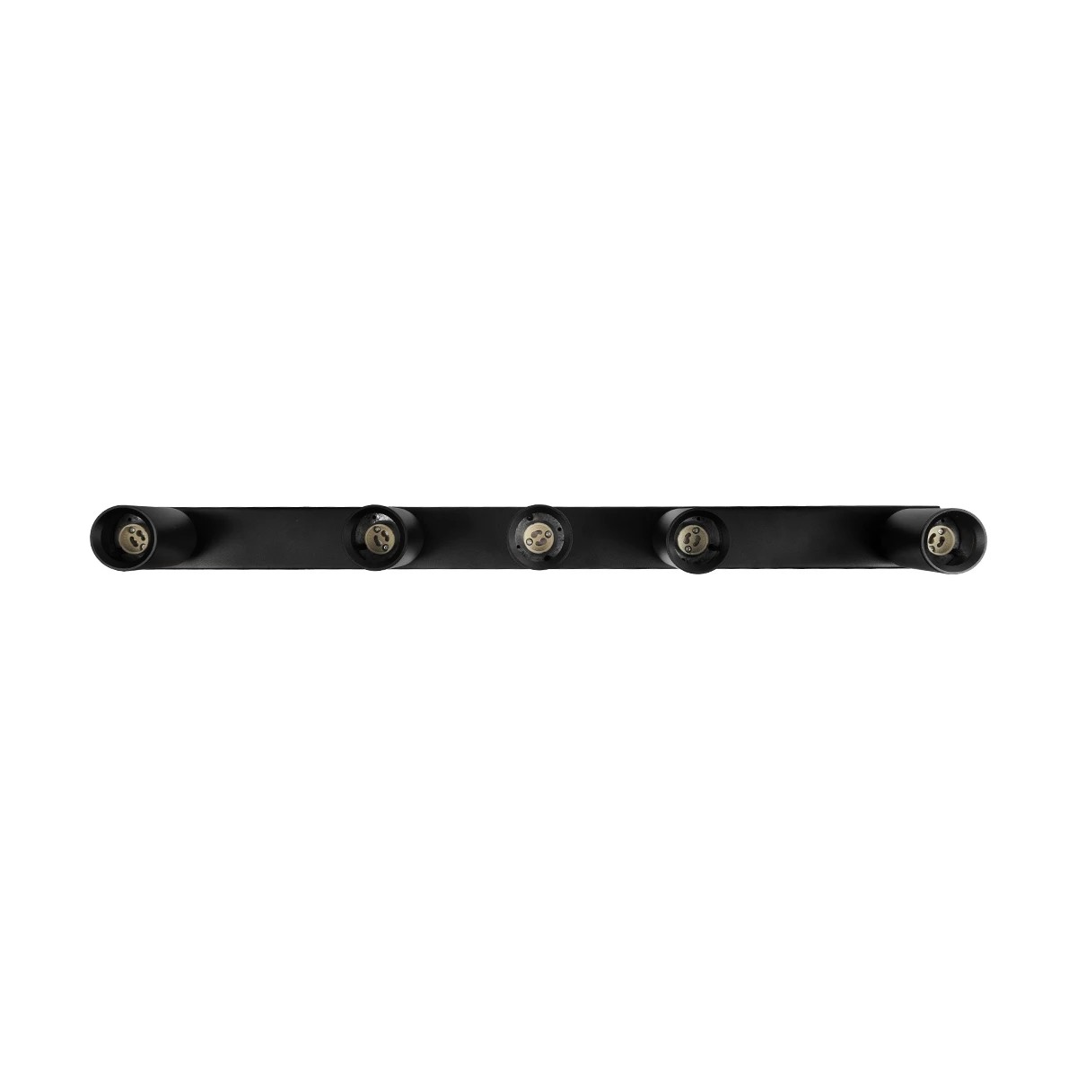 kelvo® SPOTA KLV-101-0142 Κινούμενο Φωτιστικό Σποτ Οροφής για 5 Λάμπες MR16 με Ντουί GU10 AC 220-240V IP20 - Μαύρο Ματ - Μ79.5 x Π6.3 x Υ14cm - Image 6
