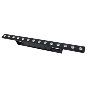 GloboStar® 51204 MEDES Επαγγελματική Μπάρα Φωτισμού Wall Washer LED 14 x 10W 140W 8° AC 220-240V IP20 Πολύχρωμο RGB DMX512 - Μαύρο - Μ100 x Π6.5 x Υ12.5cm - 2 Χρόνια Εγγύση