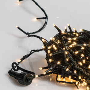 300Led Λαμπάκια All Flasher Με Επέκταση Και Μετασχηματιστή Ip44 ,Πράσινο Καλώδιο/Θερμό ,(5cm Απόσταση) 15 Μέτρα (Kelvin: 2.500 - 3.000) (#72109)