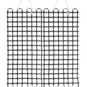 GloboStar® 90142 Digital Pixel Addressable Facade Soft Net Panel - Ψηφιακό Εύκαμπτο Δίχτυ Πάνελ Πρόσοψης Κτιρίων LED SMD 3535 192W/m2 256LED/m2 256PIXEL/m2 SPI/TTL Protocol IC UCS512B 11520lm/m2 120° DC 12V IP67 RGB - Μαύρο Σώμα - Μ100 x Π100 x Υ1.7cm