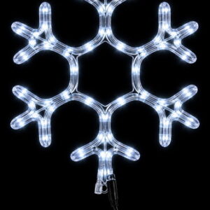 Σταθερή Χιονονιφάδα Με 60Led Λευκό Φωτισμό,40cm,Ip44 (#80443)