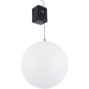 GloboStar® 51203 LIFT BALL Επαγγελματικό Φωτιστικό Ειδικών Εφέ Φ60cm KINETIC BALL Light CREE LED 4in1 15W - 15 x 1W LED SMD Chips RGBW - Μέγιστο Μήκος Ανύψωσης 3.5 Μέτρα - AC 220V-240V DMX512 Display on Body - Μαύρο - Μ17 x Π13 x Υ26cm - 2 Χρόνια Εγγύση