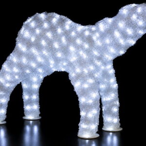 280Led 3D Φωτιζόμενο Ακρυλικό Ελάφι Με Μετασχηματιστή Ip44,45 x 35(H)cm (#L200-009W-3)